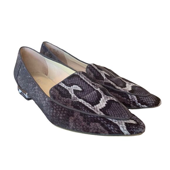 Franco Sarto Shoes - Franco Sarto Starland Snakeskin Snake Print Loafers Pointed Toe Women’s Size 7.5